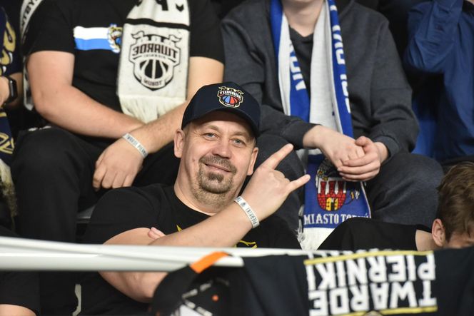 Arriva Polski Cukier Toruń - Anwil Włocławek, zdjęcia kibiców i zawodników z meczu 22. kolejki Orlen Basket Ligi