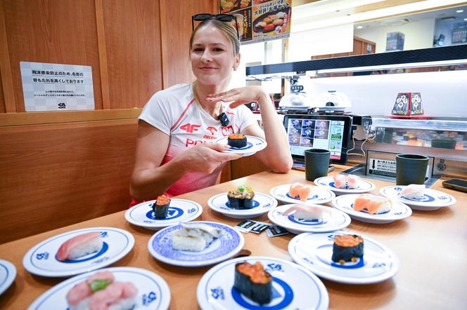 Pia Skrzyszowska lubi sushi
