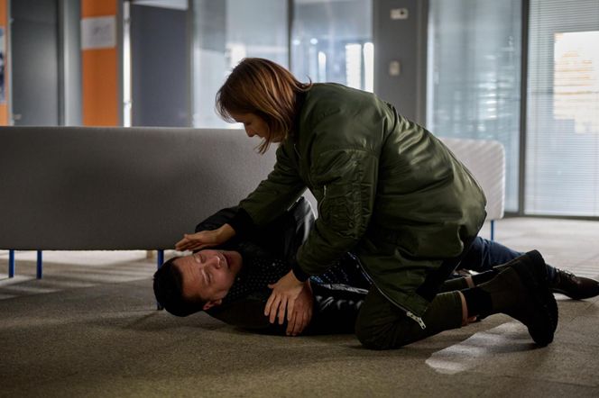 Na Wspólnej odc. 3984. Iga (Lidia Sadowa), Michał (Robert Kudelski)