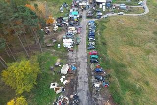 Nielegalne składowisko odpadów