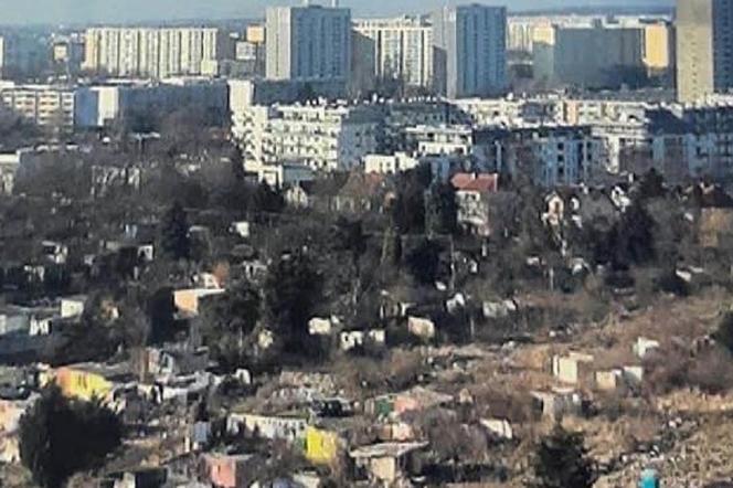 Na zdjęciu koczowisko w rejonie ul. Lechickiej