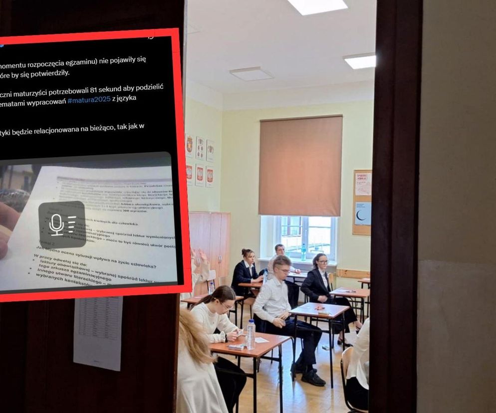 Przecieki z matury 2025. HIT! Maturzyści potrzebowali tylko 81 sekund 