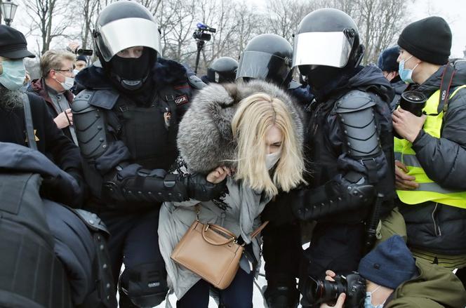 Protesty w Rosji po aresztowaniu Aleksieja Nawalnego