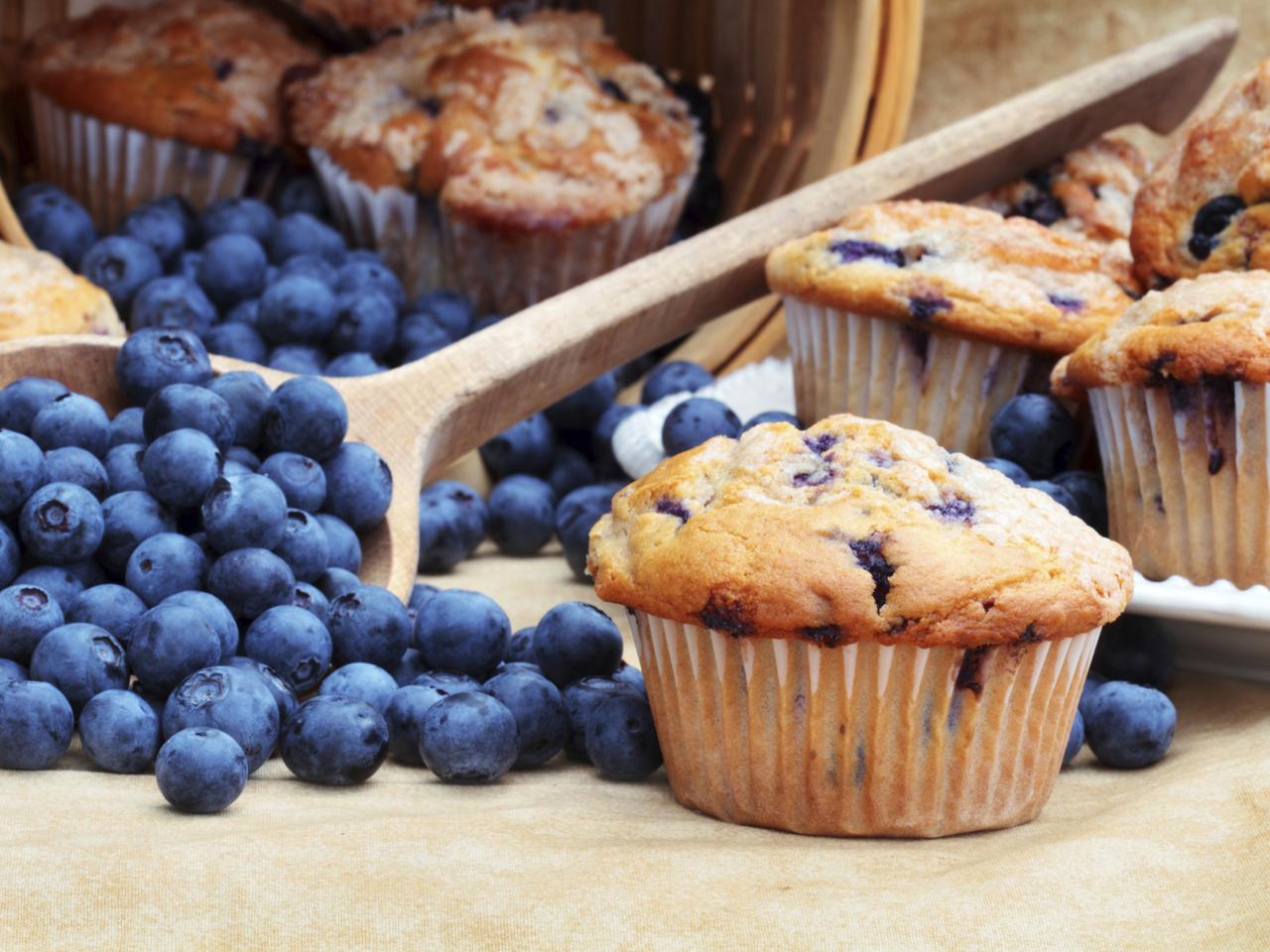 Babeczki z jagodami - sprawdzony przepis