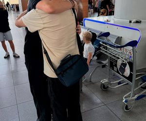 Anna Dereszowska zalała się łzami na lotnisku