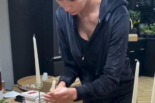 Sandra Kubicka z Wigilię na Instagramie