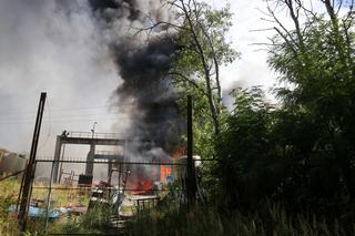 Wybuch w Woli Łaskiej koło Łodzi. Płonie zakład utylizacji odpadów