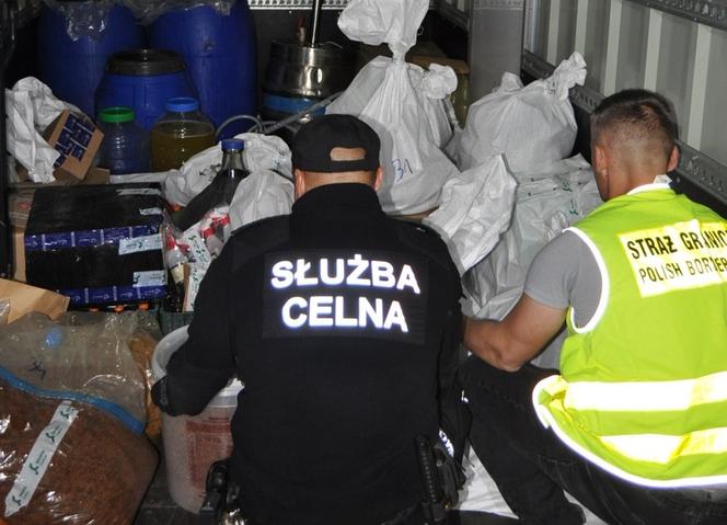 Nielegalna fabryczka w powiecie tomaszowskim