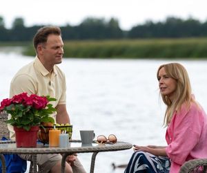 Barwy szczęścia odc. 3121. Łukasz (Michał Rolnicki), Agnieszka (Katarzyna Tlałka)