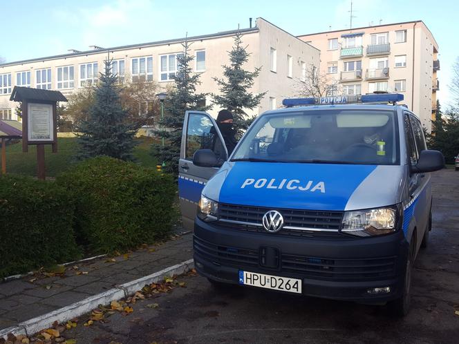 Alarm bombowy w przedszkolu miejskim nr 11 w Lesznie