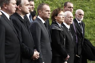 Pogrzeb Lecha i Marii Kaczyńskich w Krakowie, 2010r.