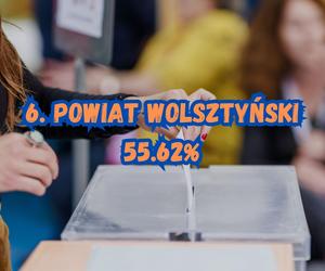 Wybory samorządowe 2024. W tych wielkopolskich powiatach frekwencja była najwyższa!