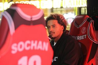 Jeremy Sochan spotkał się z fanami w Warszawie