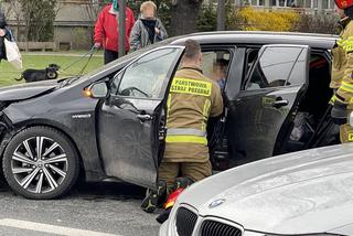 Dramat na Modlińskiej. Kierowca Toyoty uderzył w BMW
