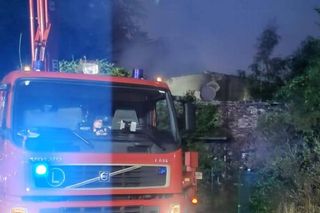 Pożar pustostanu (23.08.2025)