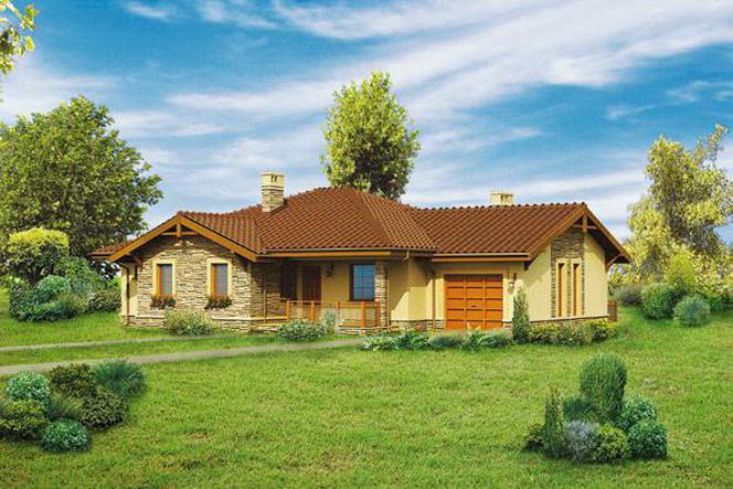 Dom idealnie połączony z ogrodem, czyli projekty domów parterowych typu bungalow 