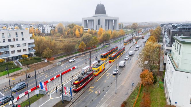 Tramwaj do Wilanowa w Warszawie