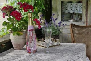 Ogrodowy kącik w stylu retro 