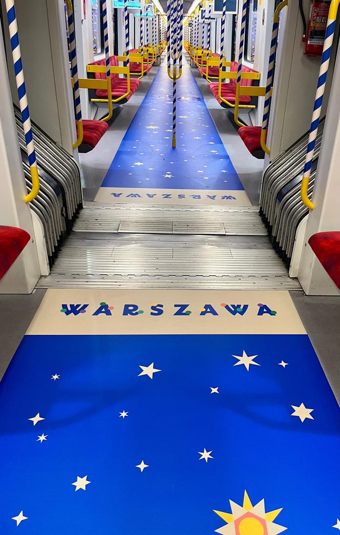 Świąteczne metro w Warszawie