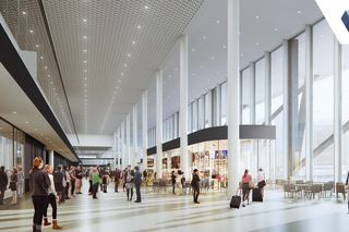 Wizualizacja rozbudowy lotniska w Krakowie