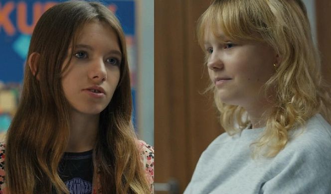 Barwy szczęścia, odcinek 3191. Gośka (Natalia Skrzypek), Emilka (Jessica Frankiewicz)