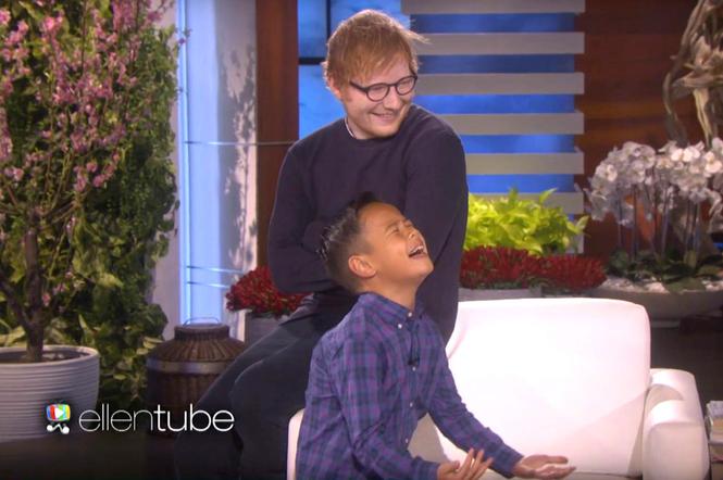 8-latek śpiewa przebój Eda Sheerana u Ellen