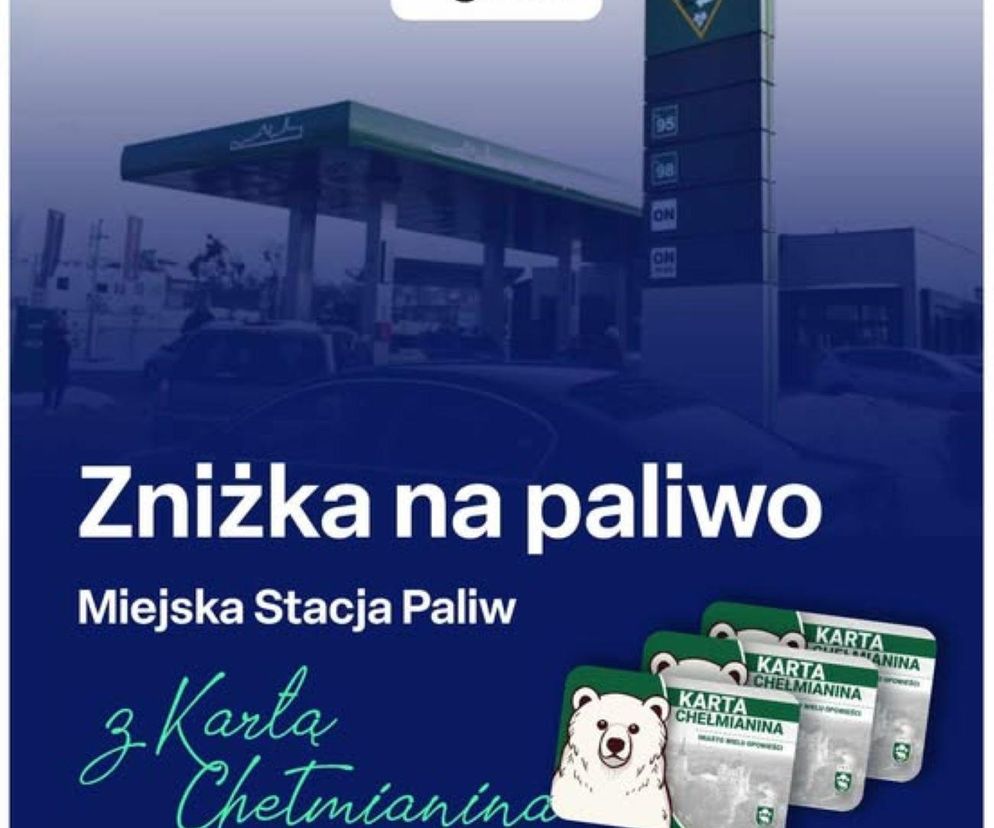 Zniżka na paliwo dla posiadaczy Karty Chełmianina