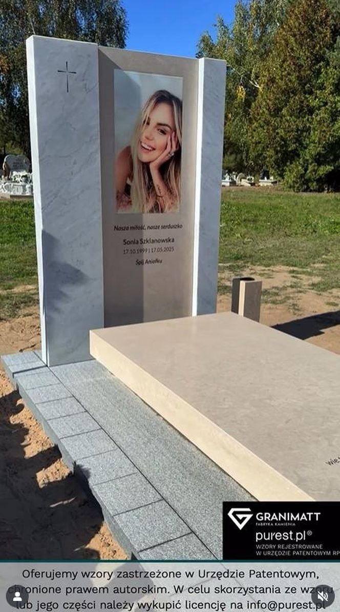 Grób Sonii Szklanowskiej