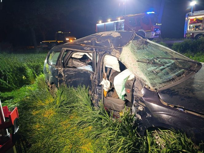 Tragedia na drodze w gminie Krzywiń. Nie żyje 54-latek 