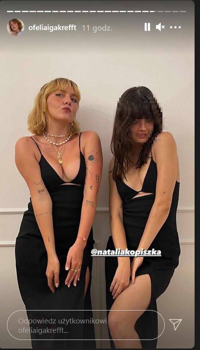 Iga Krefft (Ula z M jak miłość) na Instagramie na imprezie z bliźniaczką Natalią