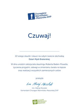 Dzień Myśli Braterskiej