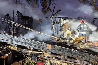 Kraków. Pożar przy ul. Zawiłej