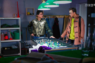 Barwy szczęścia, odc. 2043. Eryk (Patryk Cebulski), Kajtek (Jakub Dmochowski)