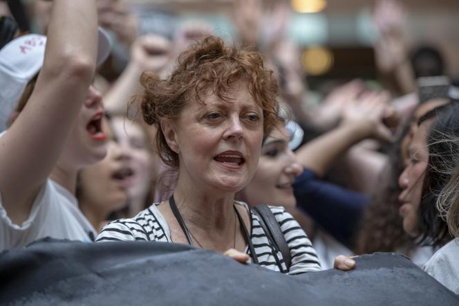 Susan Sarandon na proteście