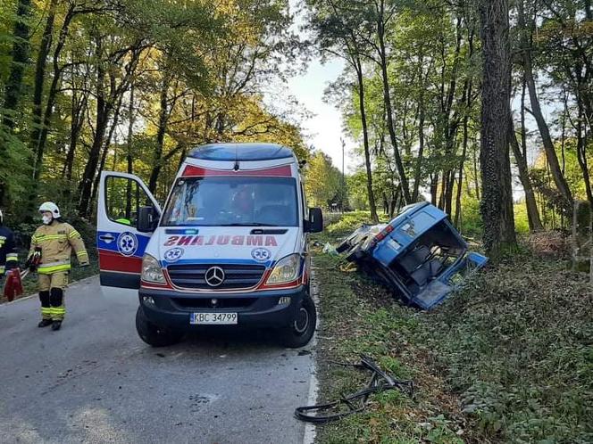 Wypadek w miejscowości Ujazd