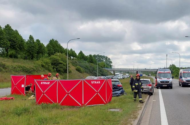 Tragiczny wypadek w Gdańsku. Auto stanęło w płomieniach. Kobieta nie żyje