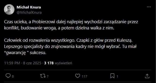 Świat sportu o odejściu Lewandowskiego z kadry