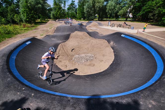 W Gliwicach powstał nowy pumptrack. To już trzeci pumptrack i jednocześnie największy w mieście