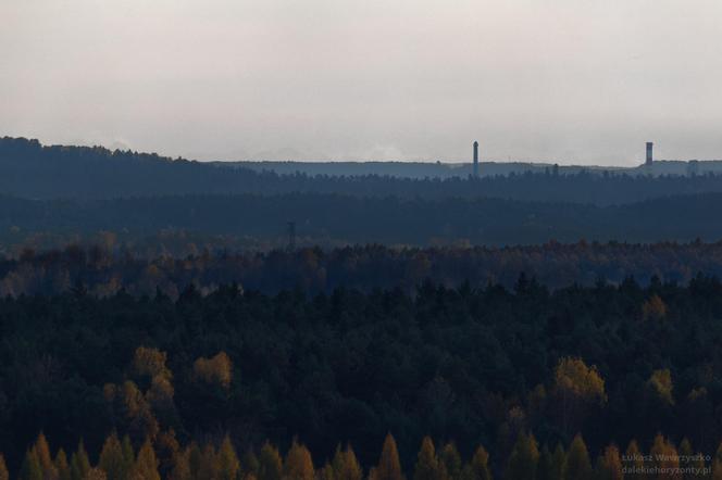 Tatry widziane z Tumlina-Węgli (gm. Zagnańsk)