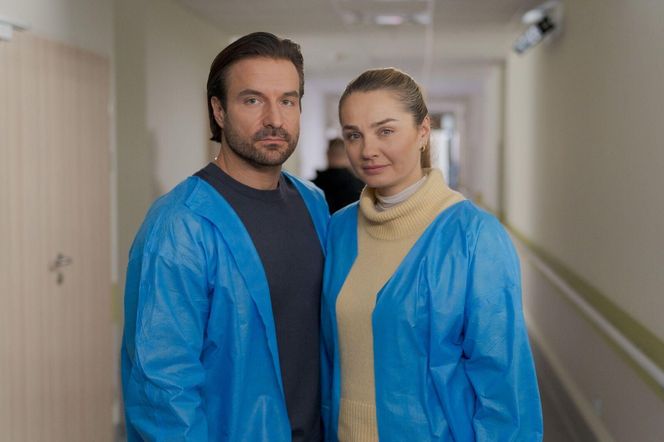 Przyjaciółki, odc. 298. Inga (Małgorzata Socha), Borys (Piotr Stramowski)