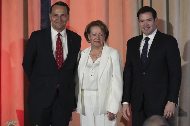 Anna Kalczyńska w USA z Radosławem Sikorskim i Marco Rubio