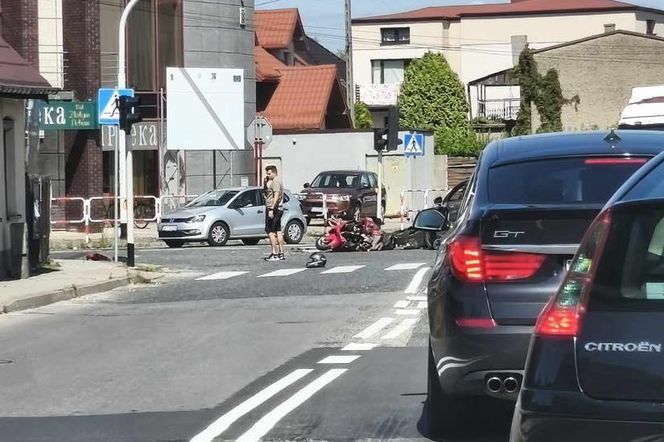 Kolizja we Wręczycy Wielkiej