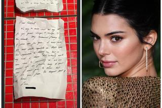 Kto napisał list miłosny do Kendall Jenner? Zagadka rozwiązana