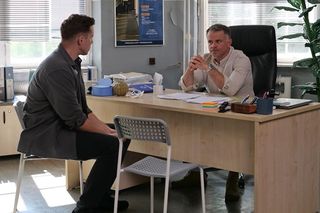 Pierwsza miłość, odcinek 3929: Piotrek (Michał Mikołajczak), Hubert (Rafał Szałajko)