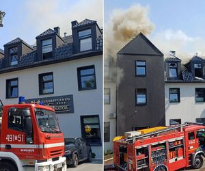 Hotel Senator stanął w płomieniach. Prawie 200 osób ewakuowanych