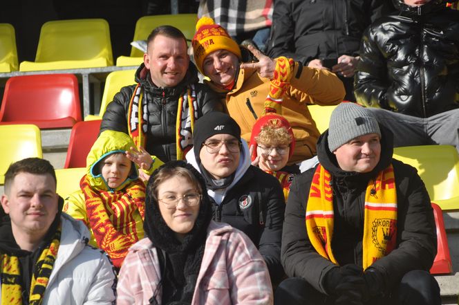 Korona Kielce - Motor Lublin. Kibice na Exbud Arenie