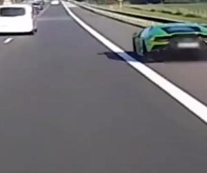 Policja namierzyła pirata z lamborghini. Auto siało postrach na autostradzie A4