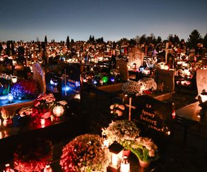 1 listopada na Cmentarzu Łostowickim w Gdańsku. Tak wygląda w dniu Wszystkich Świętych