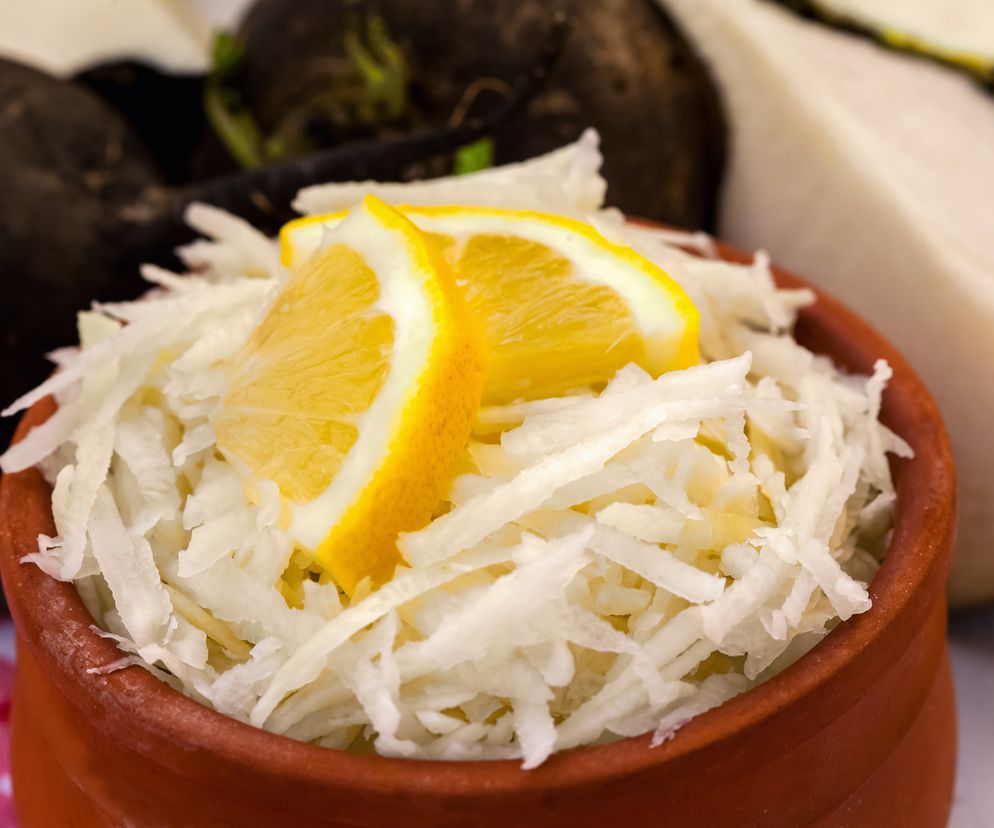 Surówka z czarnej rzepy