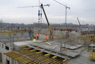 Budowa wrocławskiego stadionu (grudzień 2009)